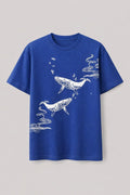 Whale Ocean Art T-Shirt