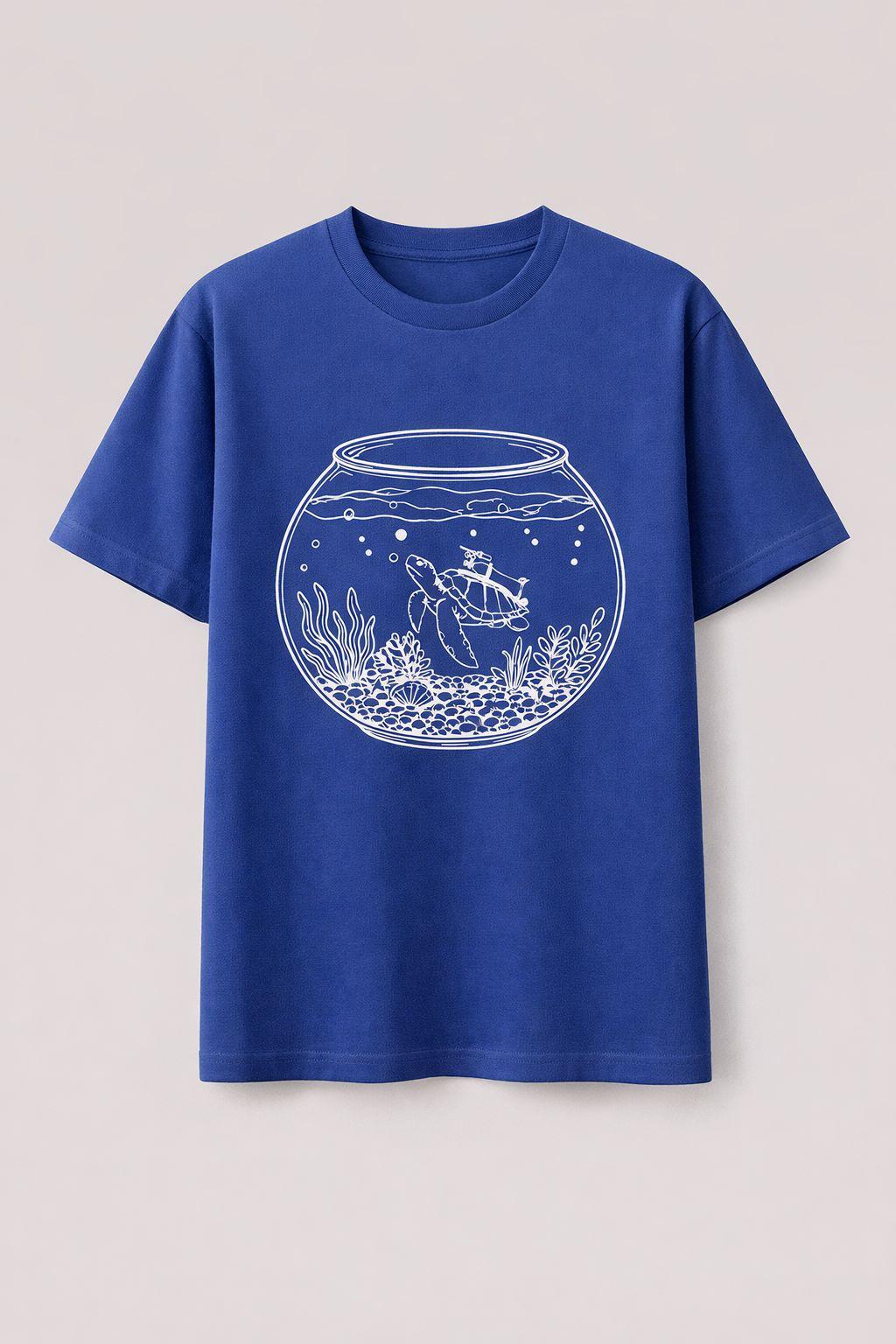 Turtle Aquarium Design T-Shirt