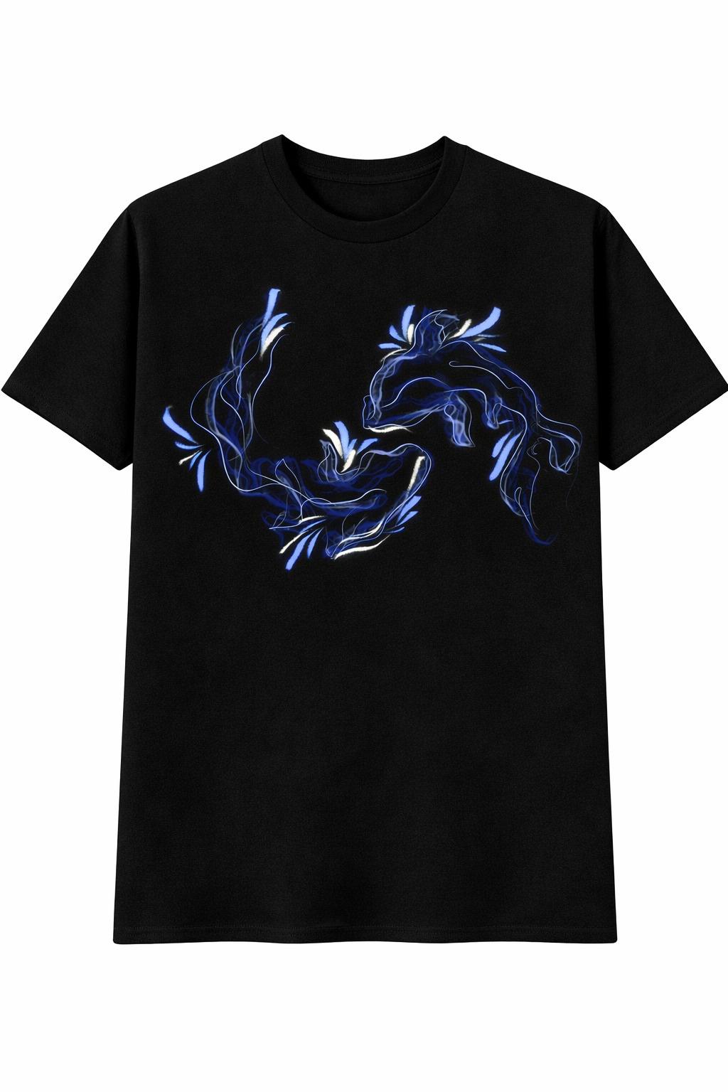 Blue Flow Art Design